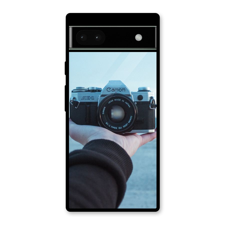 Camera in Hand Glass Back Case for Google Pixel 6a