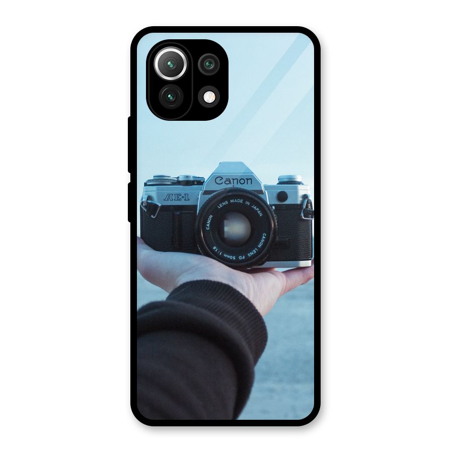 Camera in Hand Glass Back Case for Mi 11 Lite NE 5G