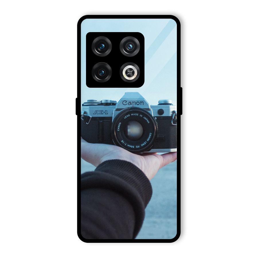 Camera in Hand Glass Back Case for OnePlus 10 Pro 5G