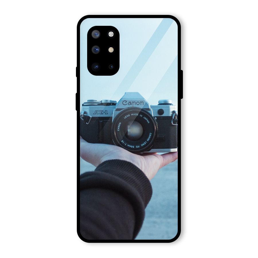 Camera in Hand Glass Back Case for OnePlus 8T