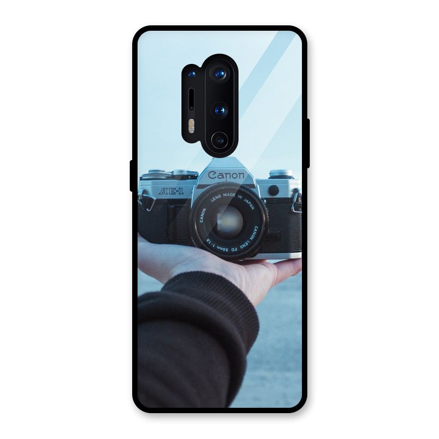 Camera in Hand Glass Back Case for OnePlus 8 Pro