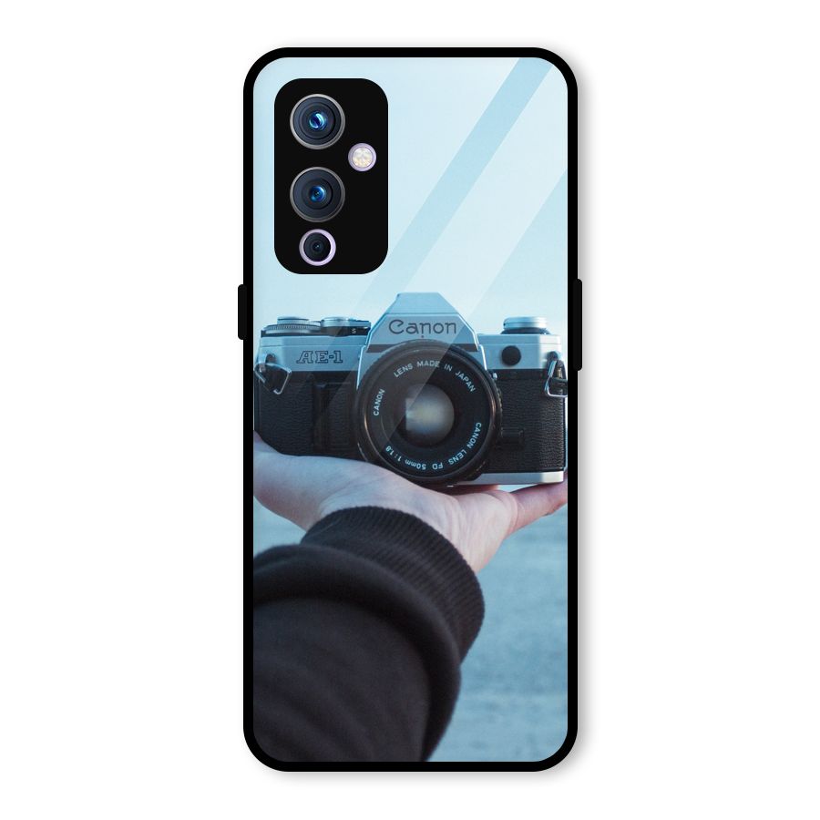 Camera in Hand Glass Back Case for OnePlus 9