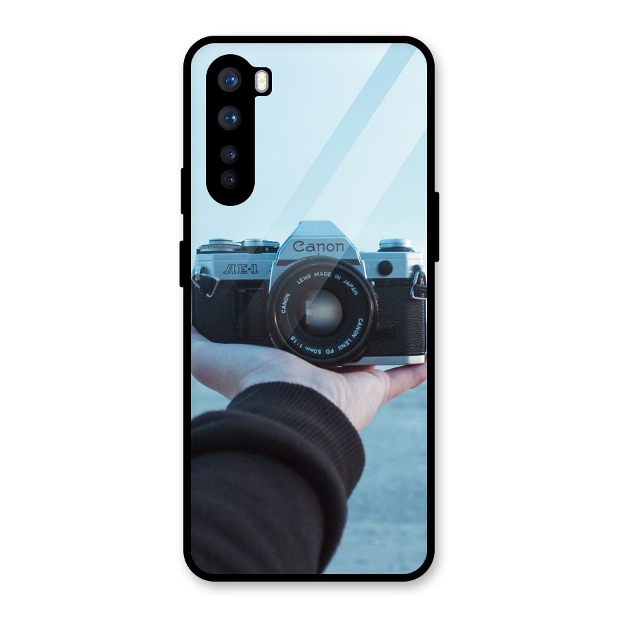 Camera in Hand Glass Back Case for OnePlus Nord