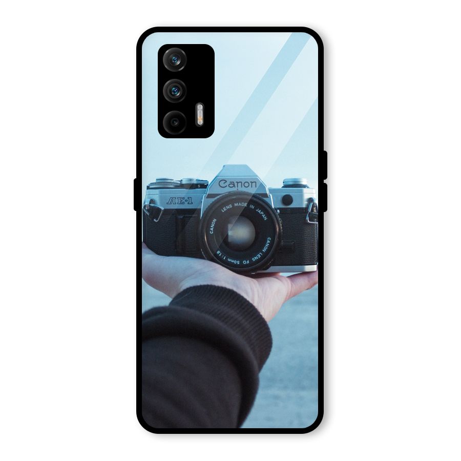 Camera in Hand Glass Back Case for Realme GT 5G