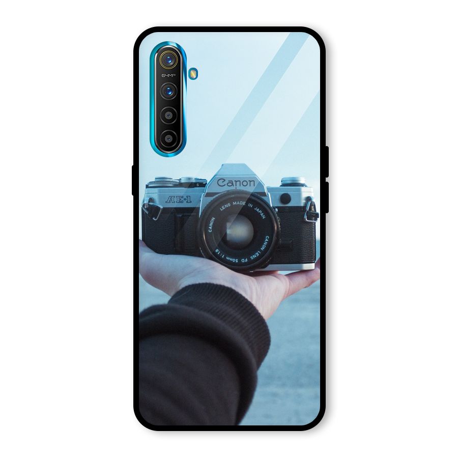 Camera in Hand Glass Back Case for Realme X2