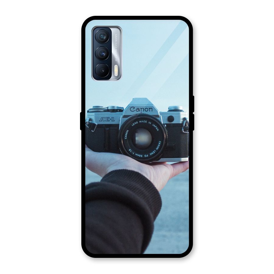 Camera in Hand Glass Back Case for Realme X7