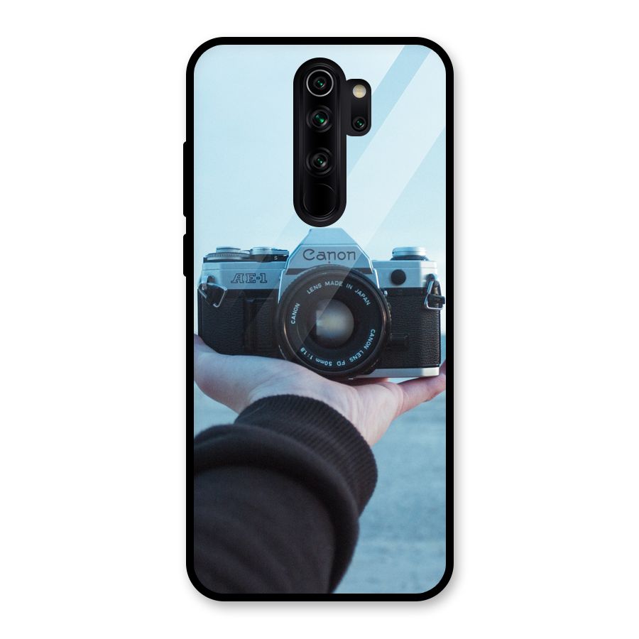 Camera in Hand Glass Back Case for Redmi Note 8 Pro