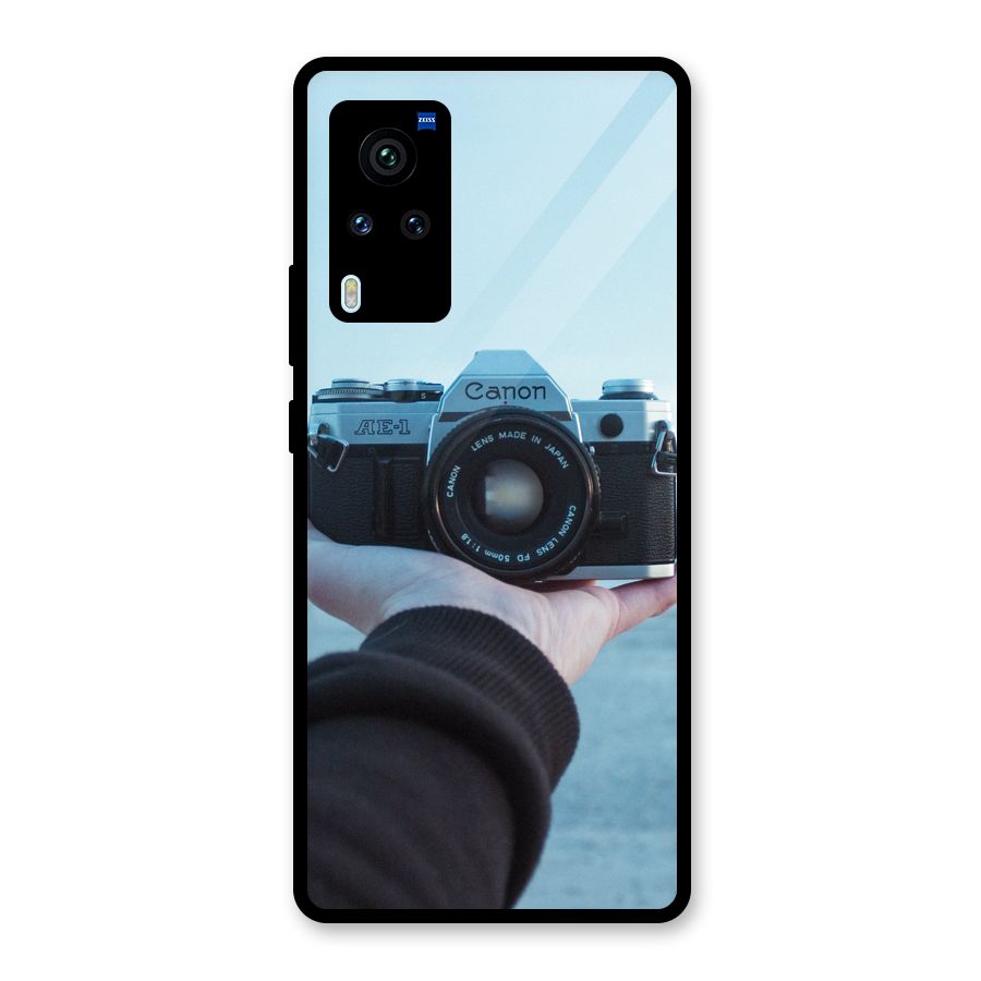 Camera in Hand Glass Back Case for Vivo X60 Pro