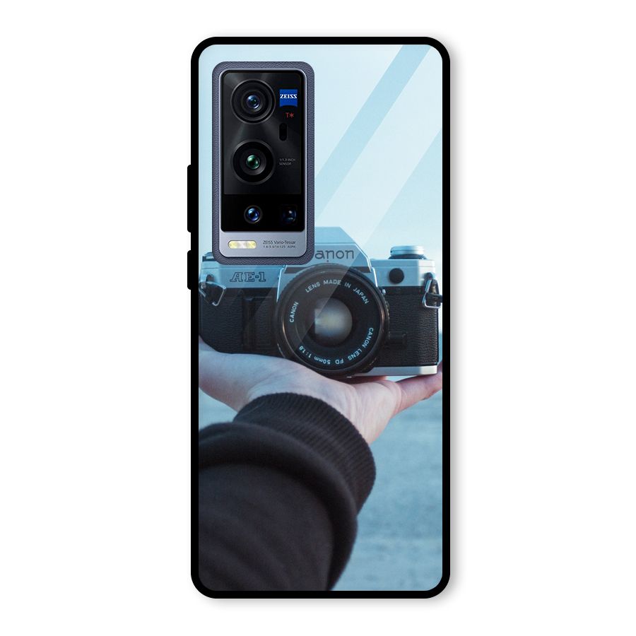 Camera in Hand Glass Back Case for Vivo X60 Pro Plus