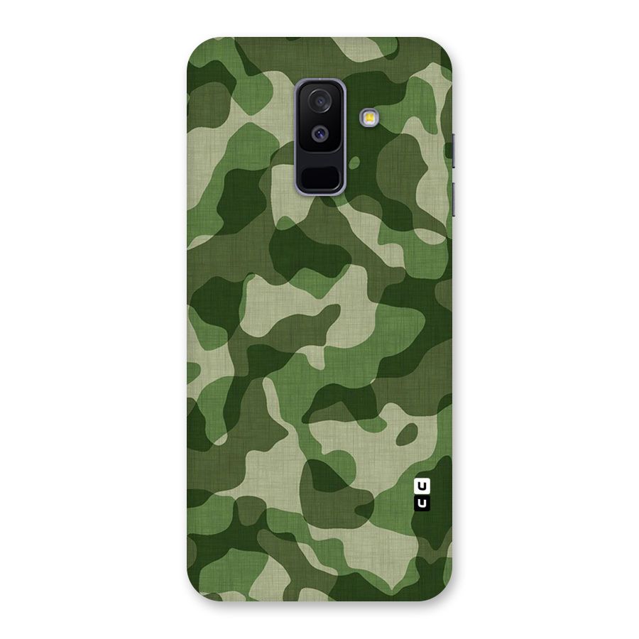 Camouflage Pattern Art Back Case for Galaxy A6 Plus