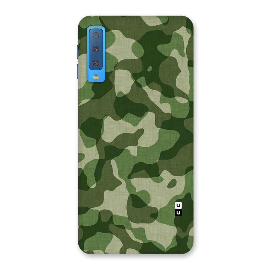 Camouflage Pattern Art Back Case for Galaxy A7 (2018)
