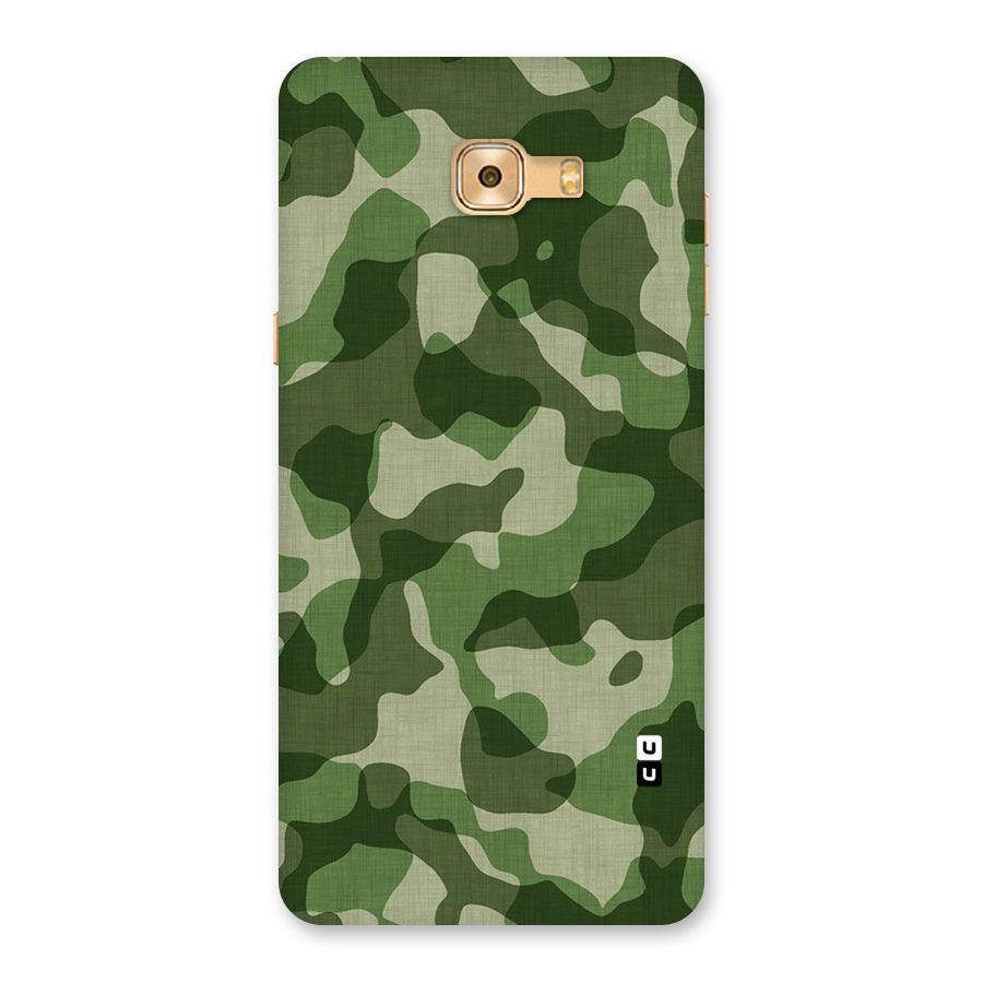 Camouflage Pattern Art Back Case for Galaxy C9 Pro