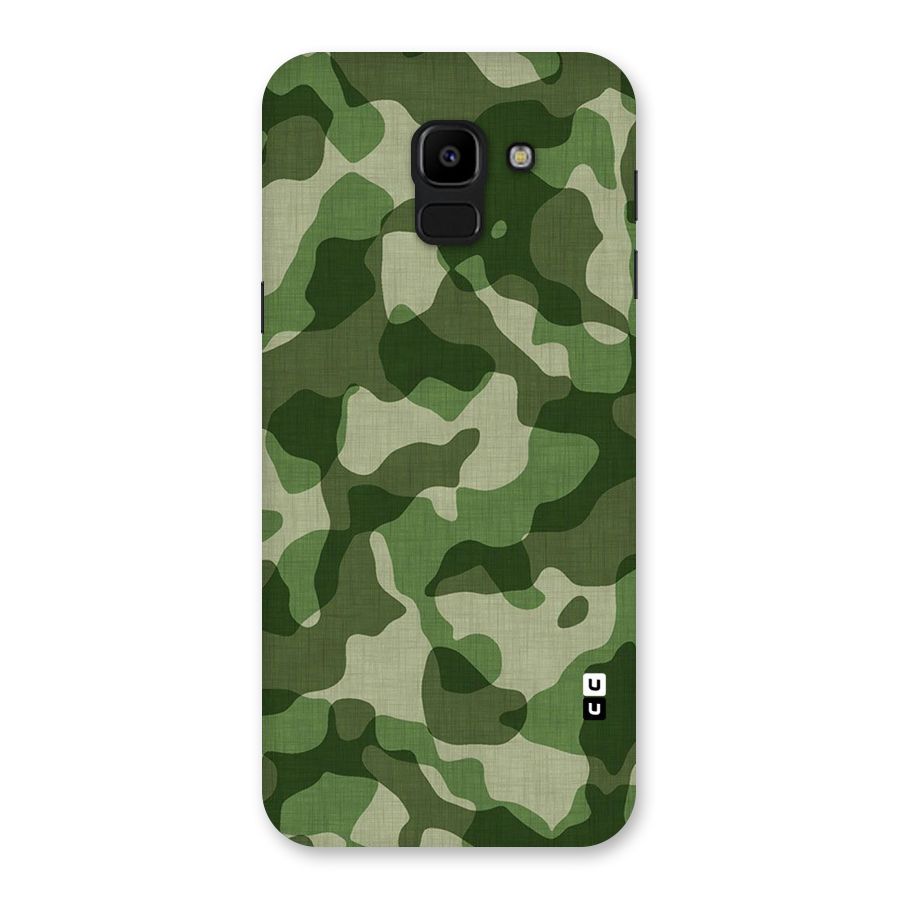 Camouflage Pattern Art Back Case for Galaxy J6