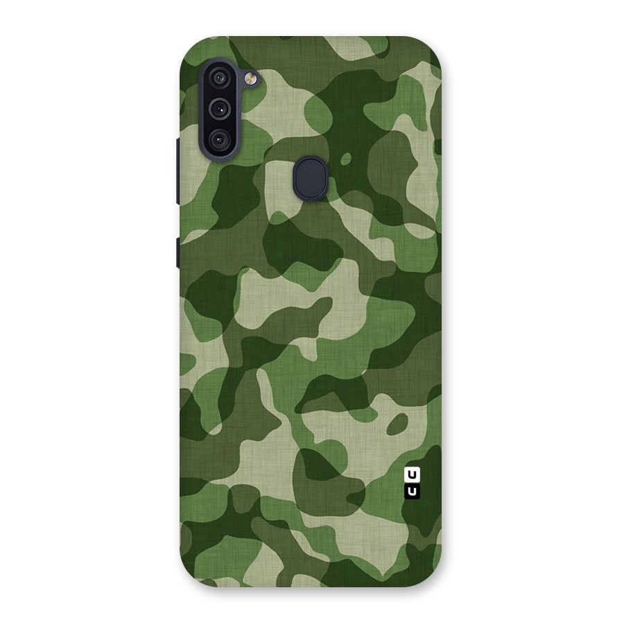 Camouflage Pattern Art Back Case for Galaxy M11