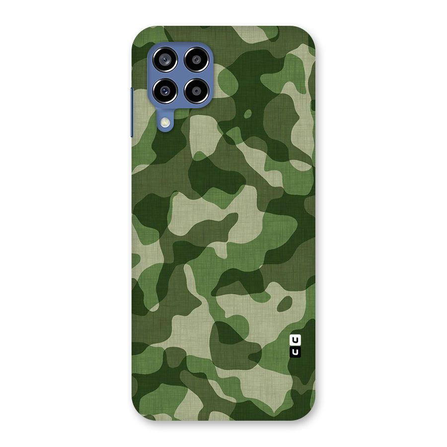 Camouflage Pattern Art Back Case for Galaxy M53 5G