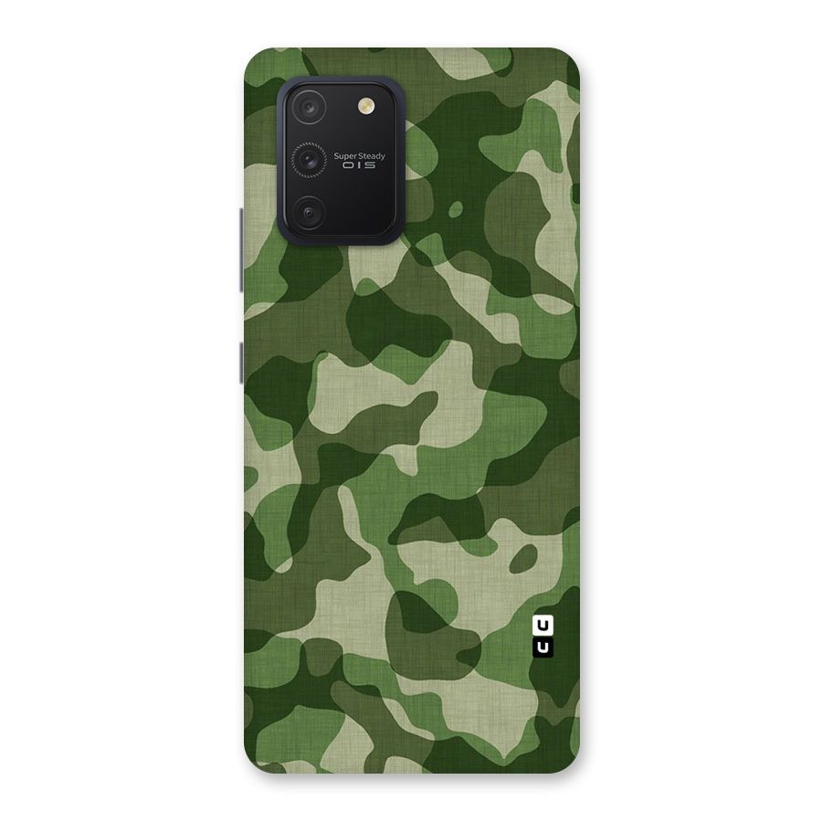 Camouflage Pattern Art Back Case for Galaxy S10 Lite