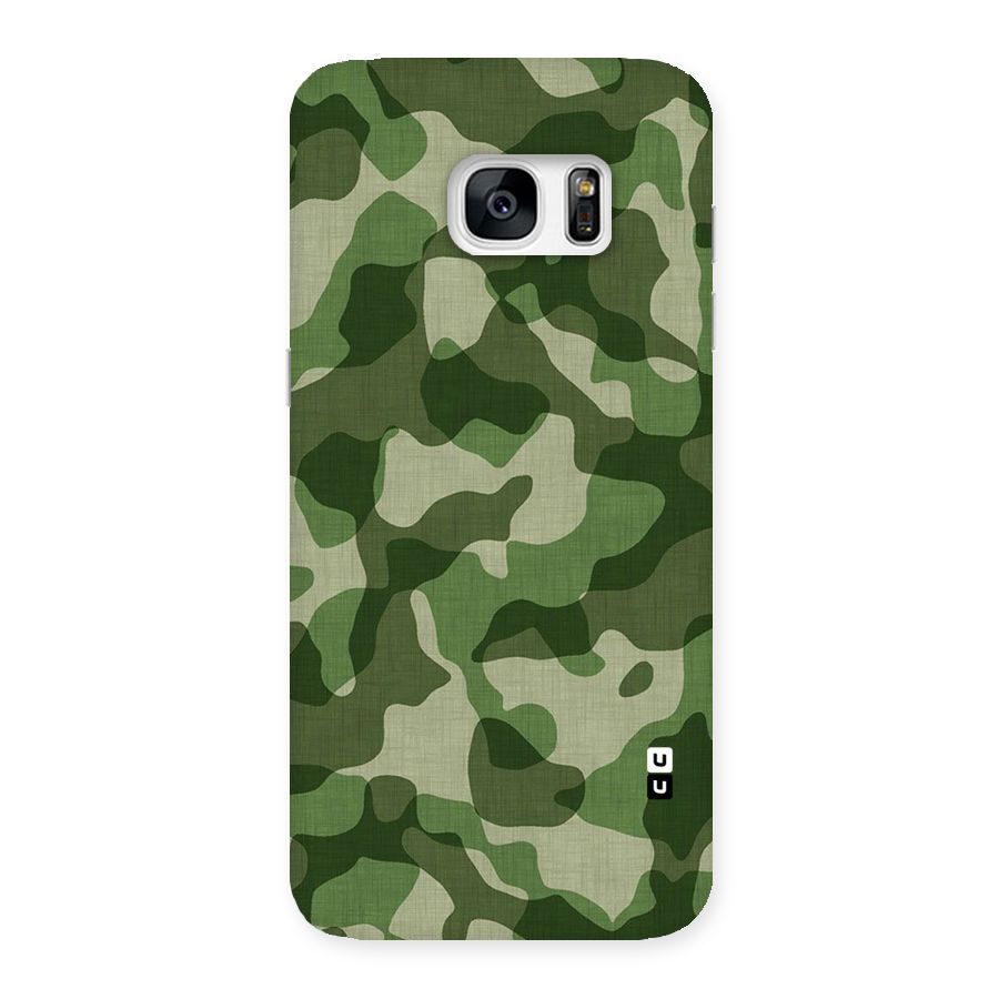 Camouflage Pattern Art Back Case for Galaxy S7 Edge