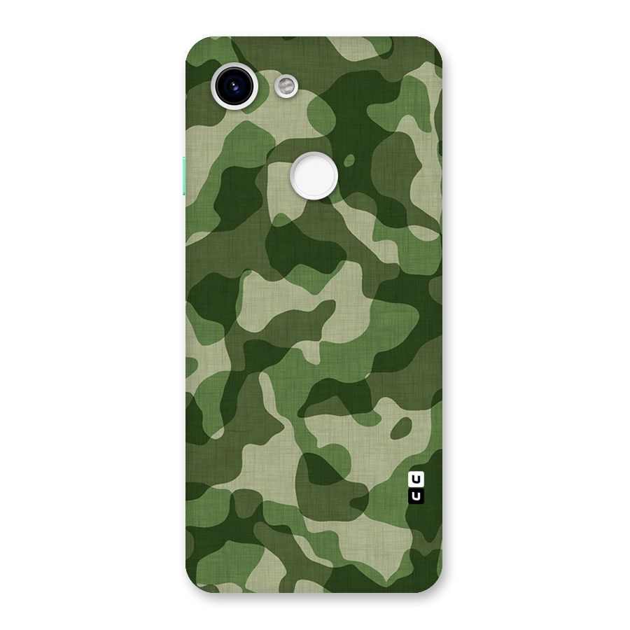 Camouflage Pattern Art Back Case for Google Pixel 3