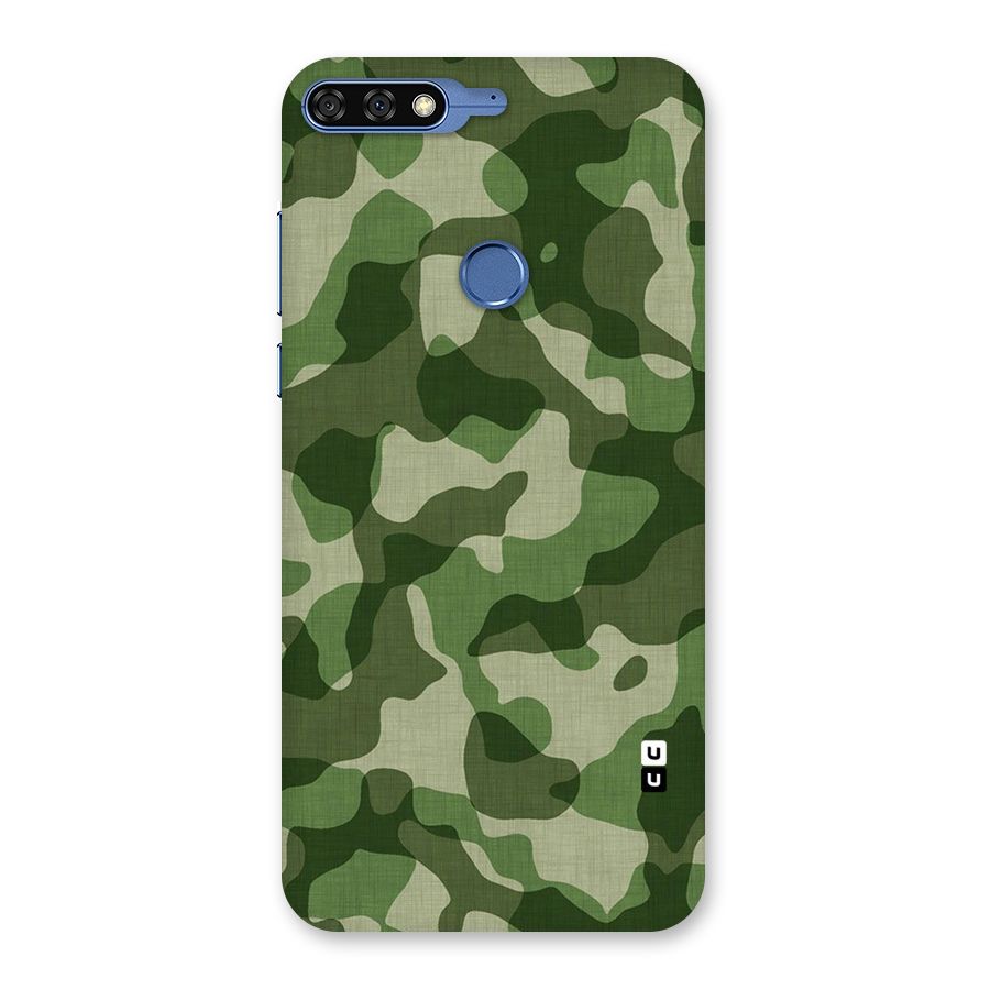 Camouflage Pattern Art Back Case for Honor 7C