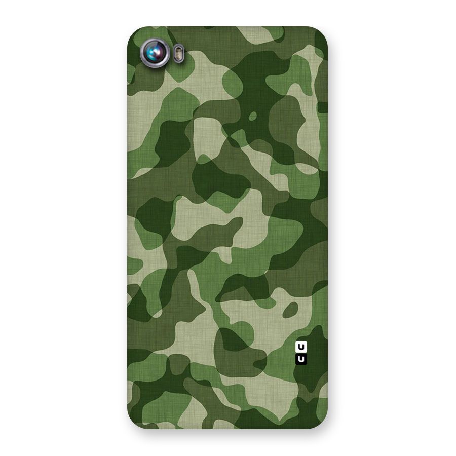 Camouflage Pattern Art Back Case for Micromax Canvas Fire 4 A107