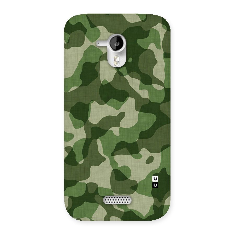Camouflage Pattern Art Back Case for Micromax Canvas HD A116