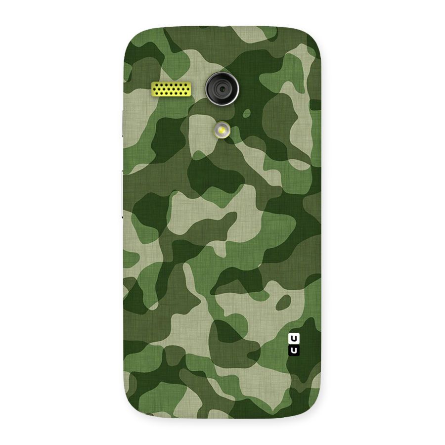 Camouflage Pattern Art Back Case for Moto G