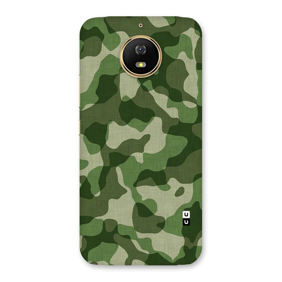 Camouflage Pattern Art Back Case for Moto G5s