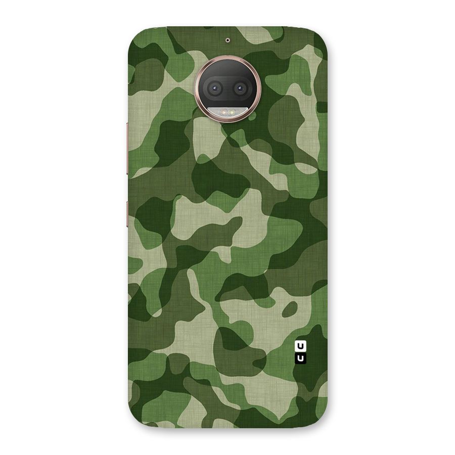 Camouflage Pattern Art Back Case for Moto G5s Plus