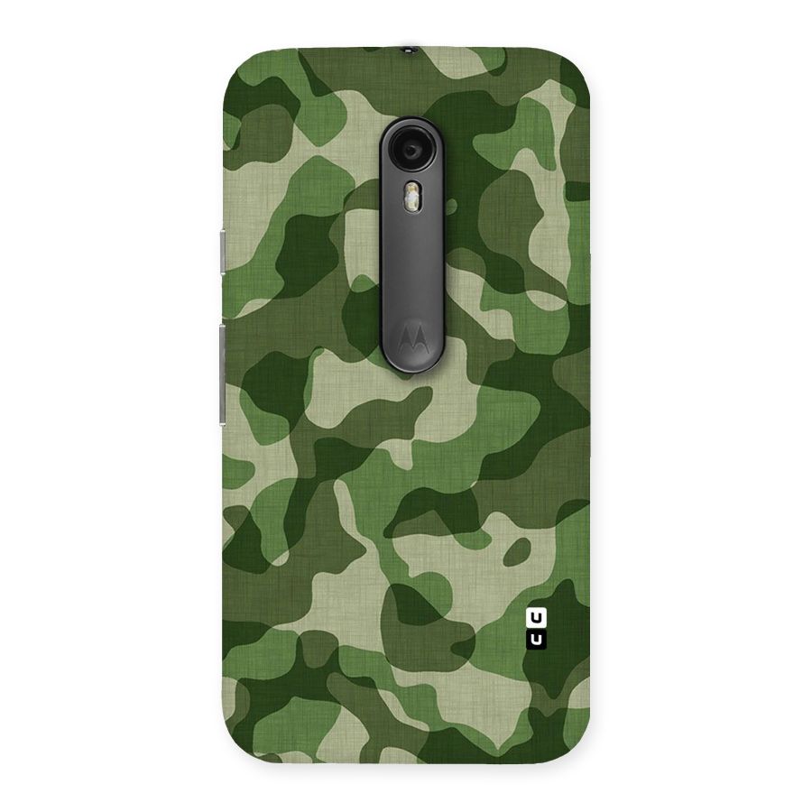 Camouflage Pattern Art Back Case for Moto G Turbo