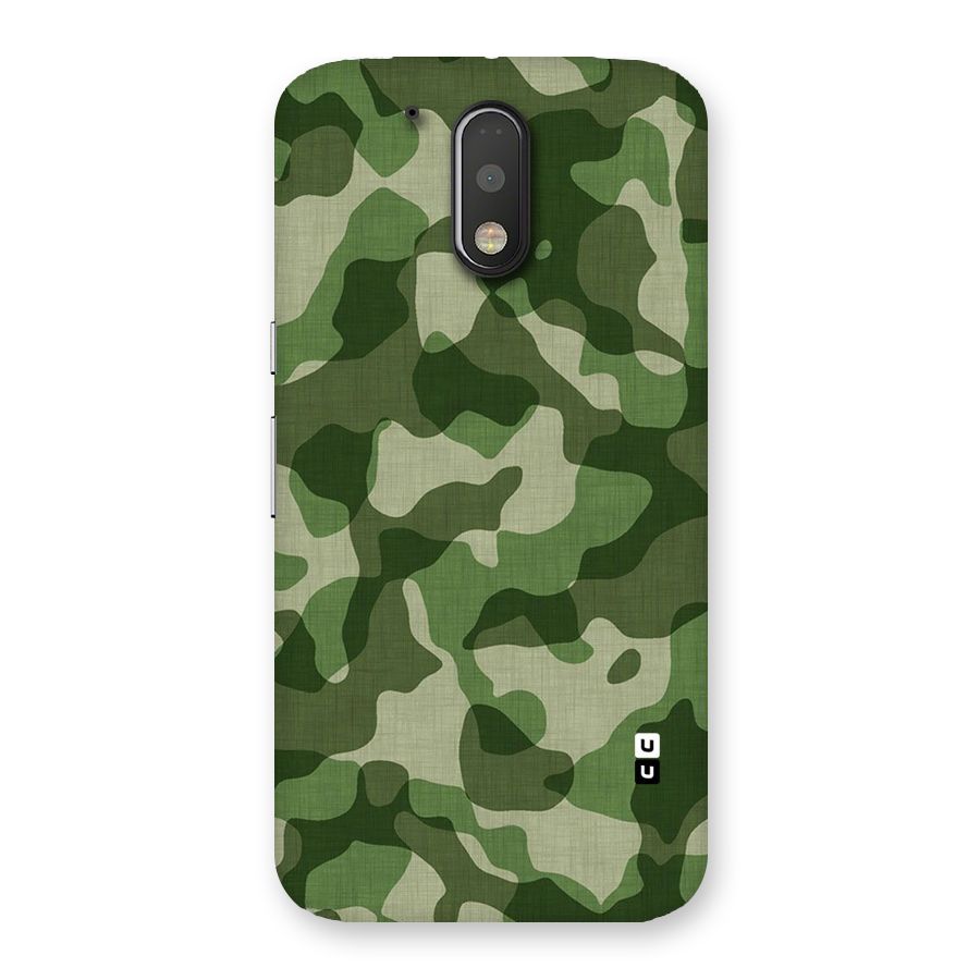Camouflage Pattern Art Back Case for Motorola Moto G4 Plus