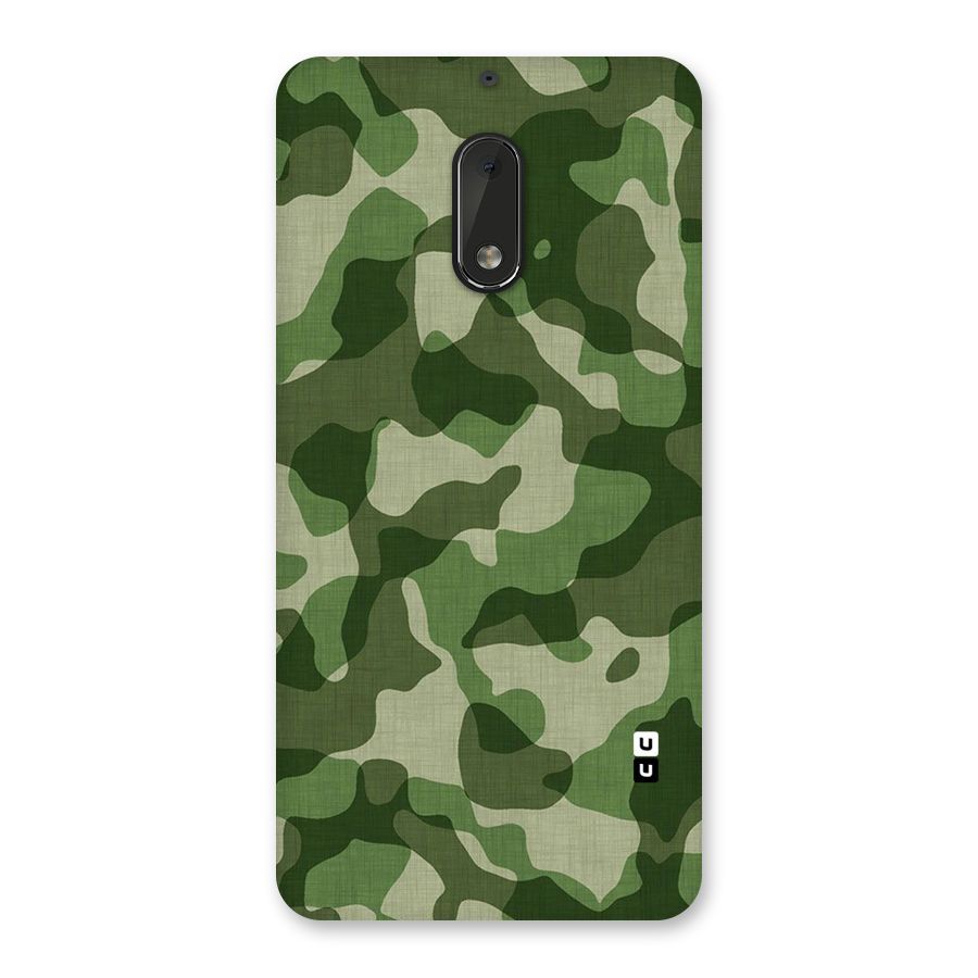 Camouflage Pattern Art Back Case for Nokia 6