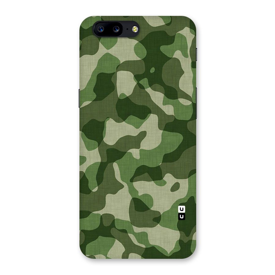 Camouflage Pattern Art Back Case for OnePlus 5