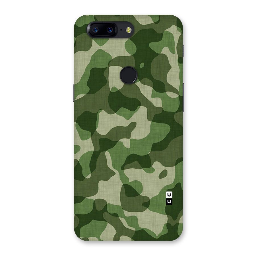 Camouflage Pattern Art Back Case for OnePlus 5T