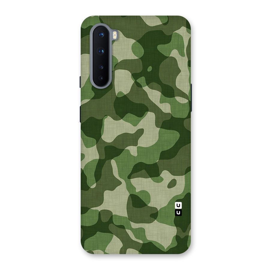 Camouflage Pattern Art Back Case for OnePlus Nord
