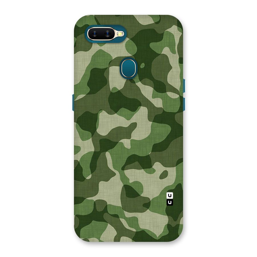 Camouflage Pattern Art Back Case for Oppo A12s