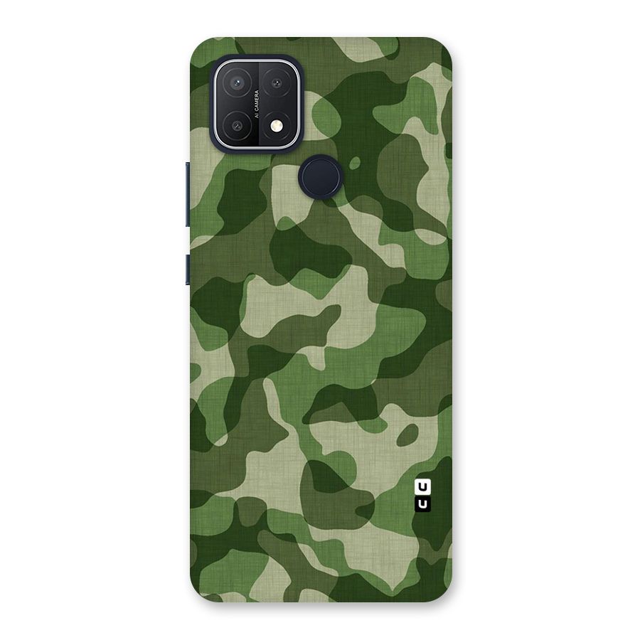 Camouflage Pattern Art Back Case for Oppo A15