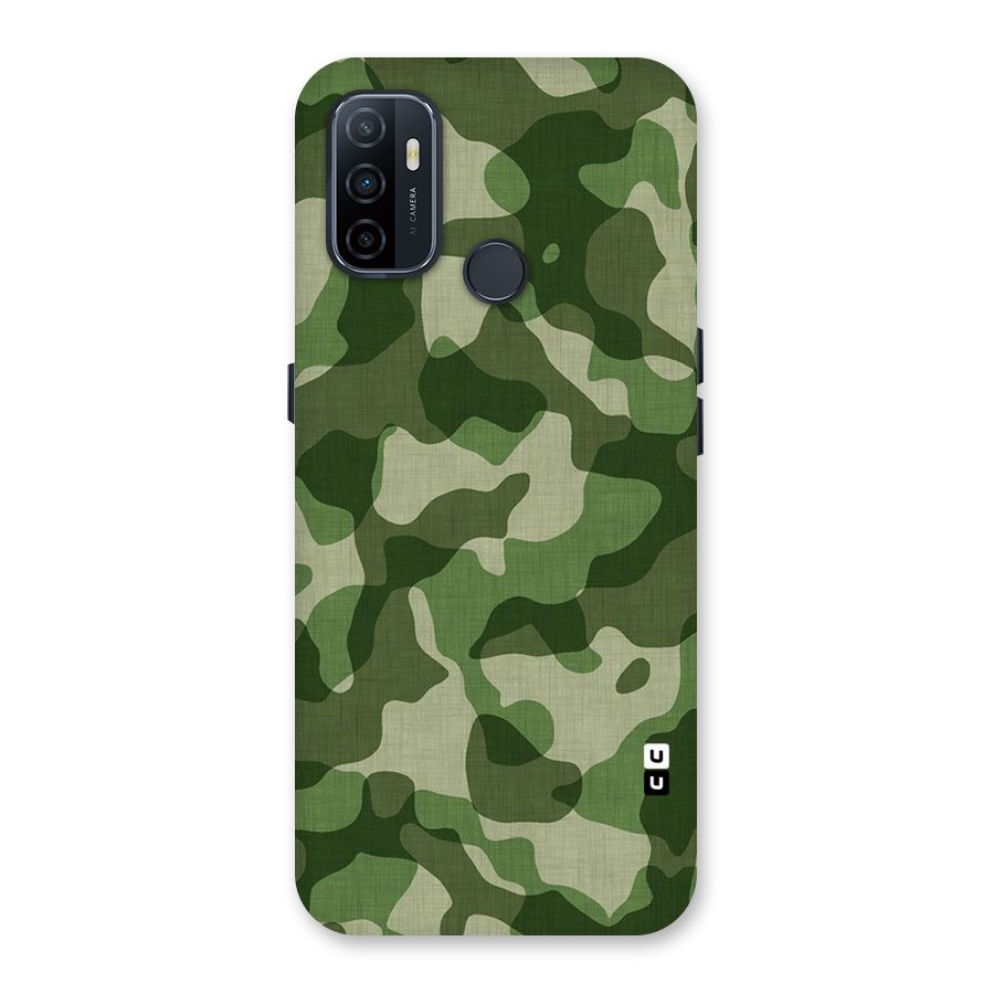 Camouflage Pattern Art Back Case for Oppo A32