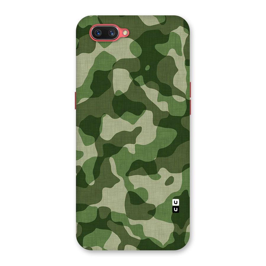 Camouflage Pattern Art Back Case for Oppo A3s