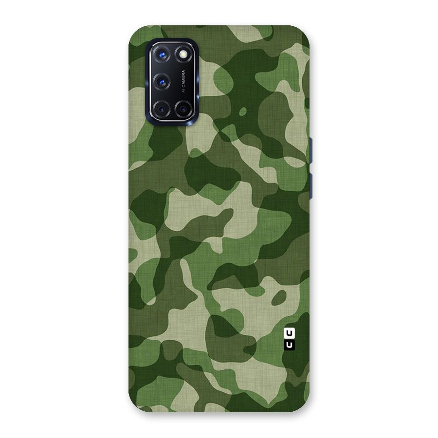 Camouflage Pattern Art Back Case for Oppo A52