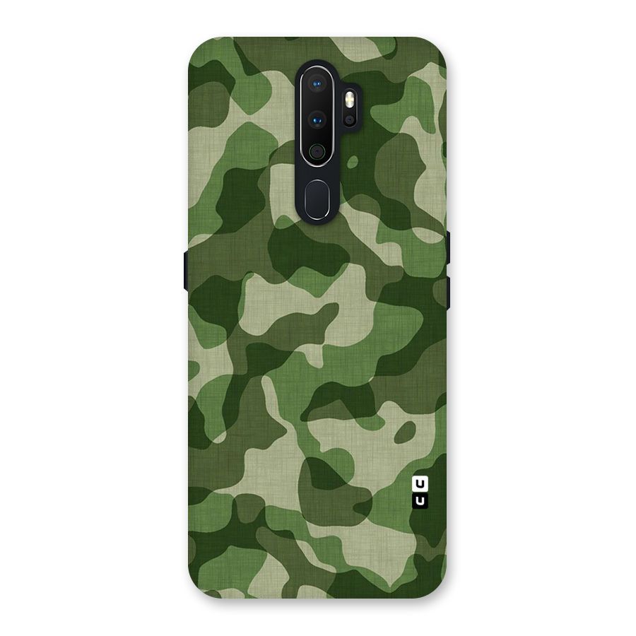 Camouflage Pattern Art Back Case for Oppo A5 (2020)