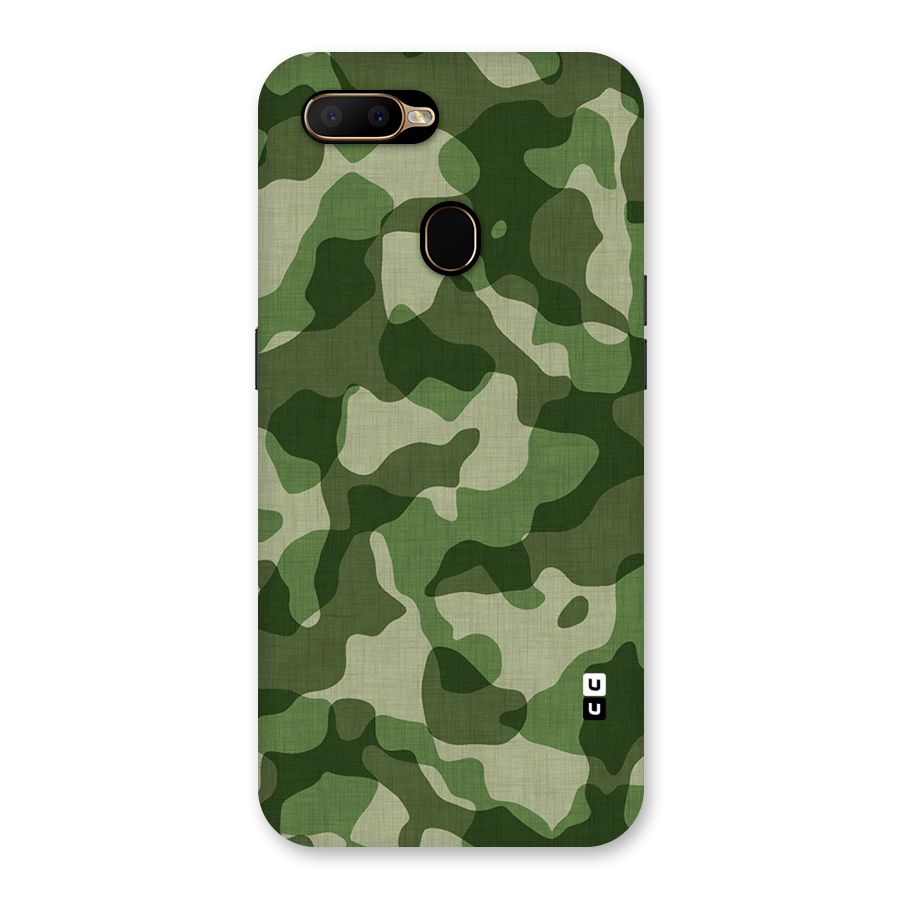 Camouflage Pattern Art Back Case for Oppo A5s