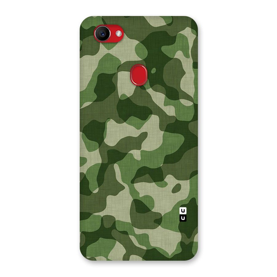Camouflage Pattern Art Back Case for Oppo F7