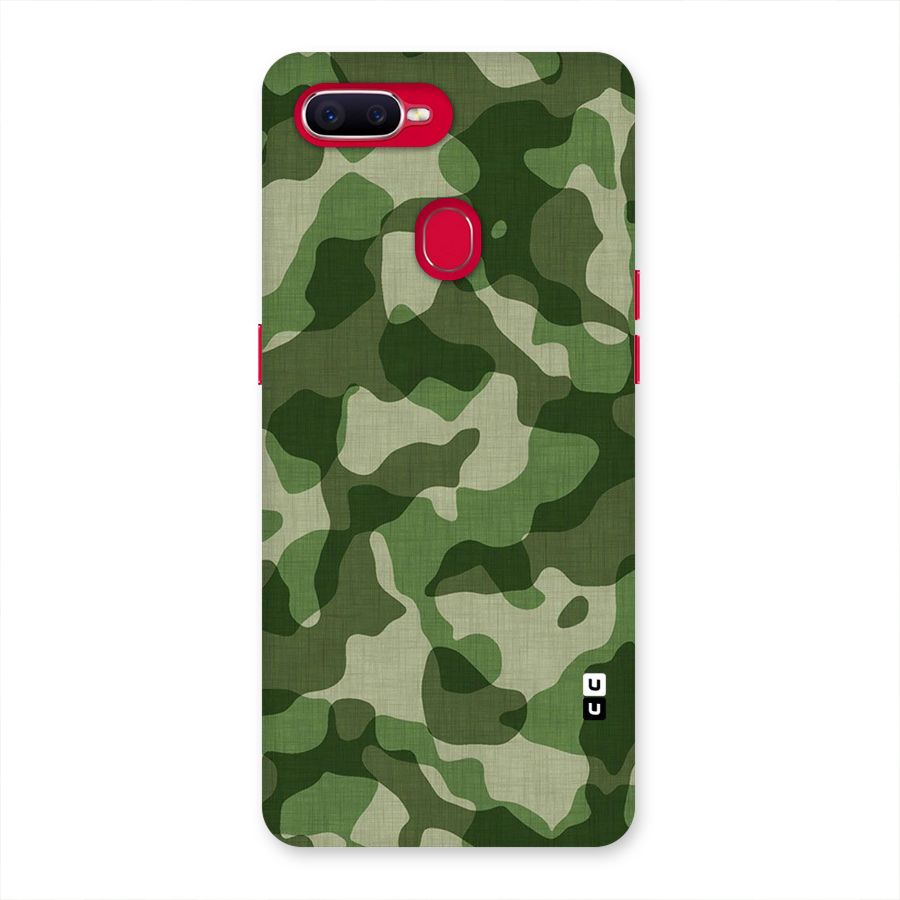 Camouflage Pattern Art Back Case for Oppo F9 Pro