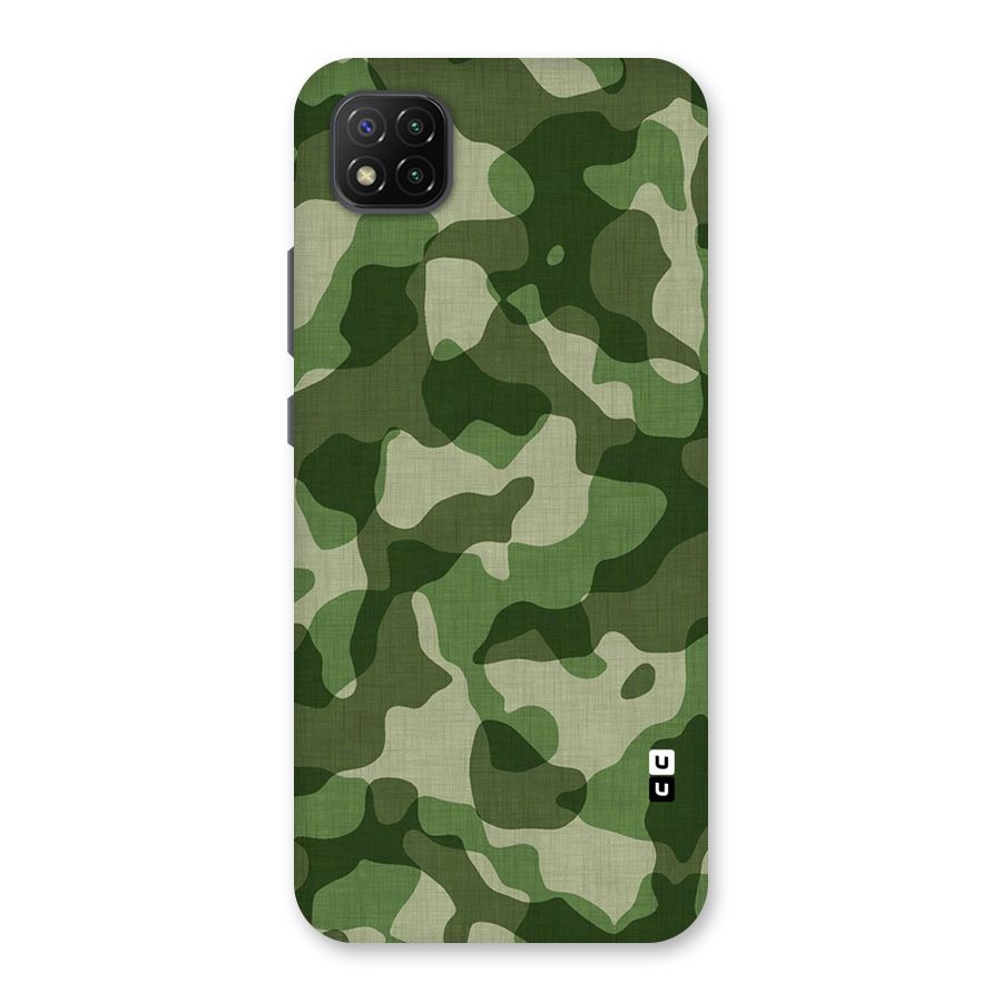 Camouflage Pattern Art Back Case for Poco C3