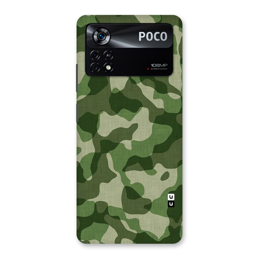 Camouflage Pattern Art Back Case for Poco X4 Pro 5G