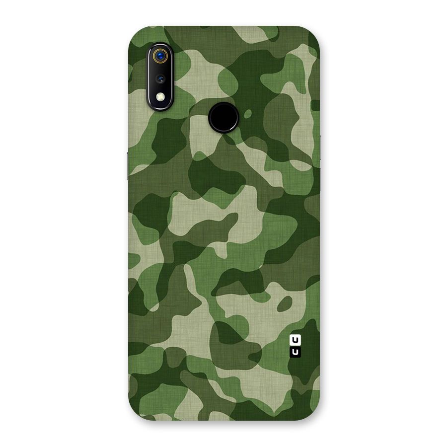 Camouflage Pattern Art Back Case for Realme 3