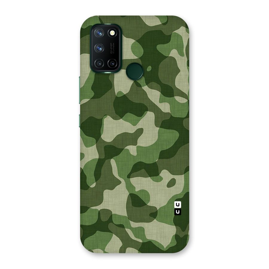 Camouflage Pattern Art Back Case for Realme 7i