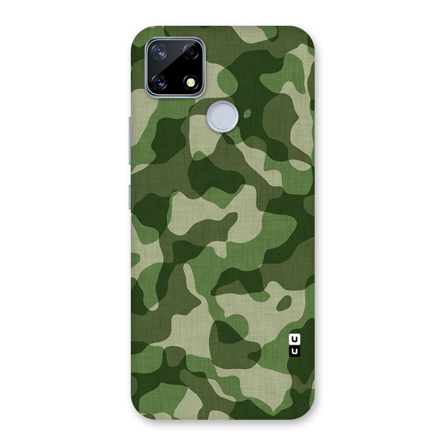 Camouflage Pattern Art Back Case for Realme Narzo 20