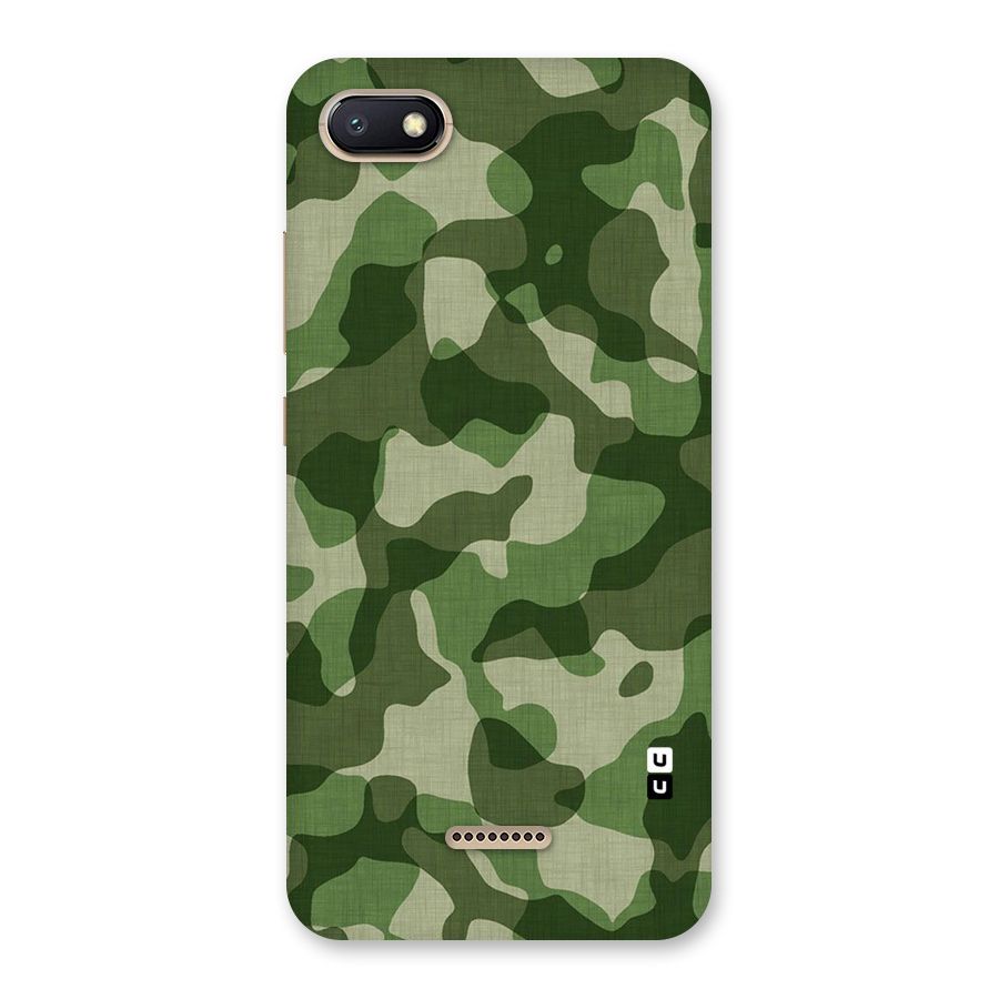 Camouflage Pattern Art Back Case for Redmi 6A