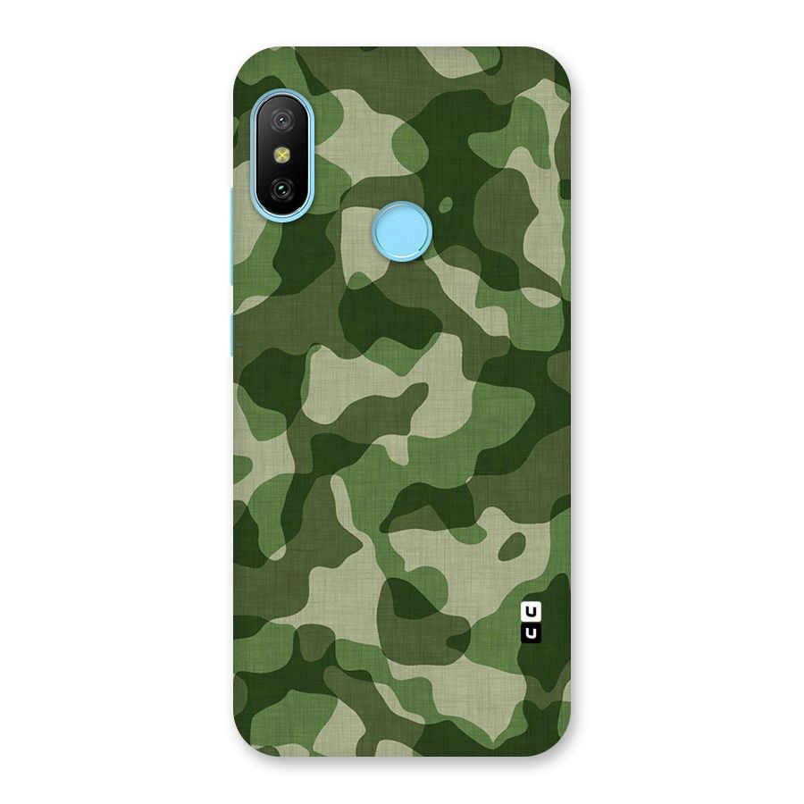 Camouflage Pattern Art Back Case for Redmi 6 Pro